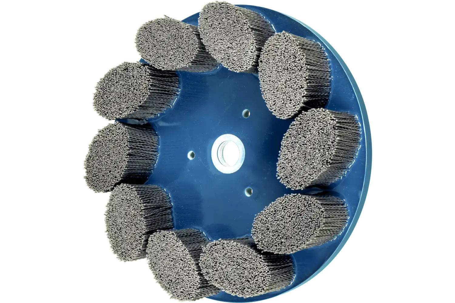 Picture of Pferd M-BRAD® Disc Brush 10" Dia. .040/80 Grit Silicon Carbide 7/8" Arbor
